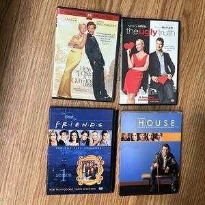 DVD bundle includes how to lose a guy in 10 days, the ugly truth, house season 1